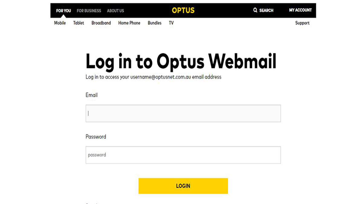How to Login to my Optus Webmail Account