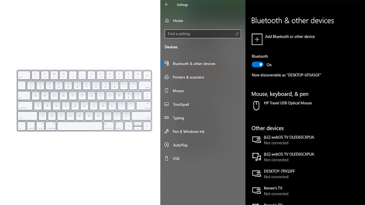 How to Use a Magic Keyboard on a Windows PC