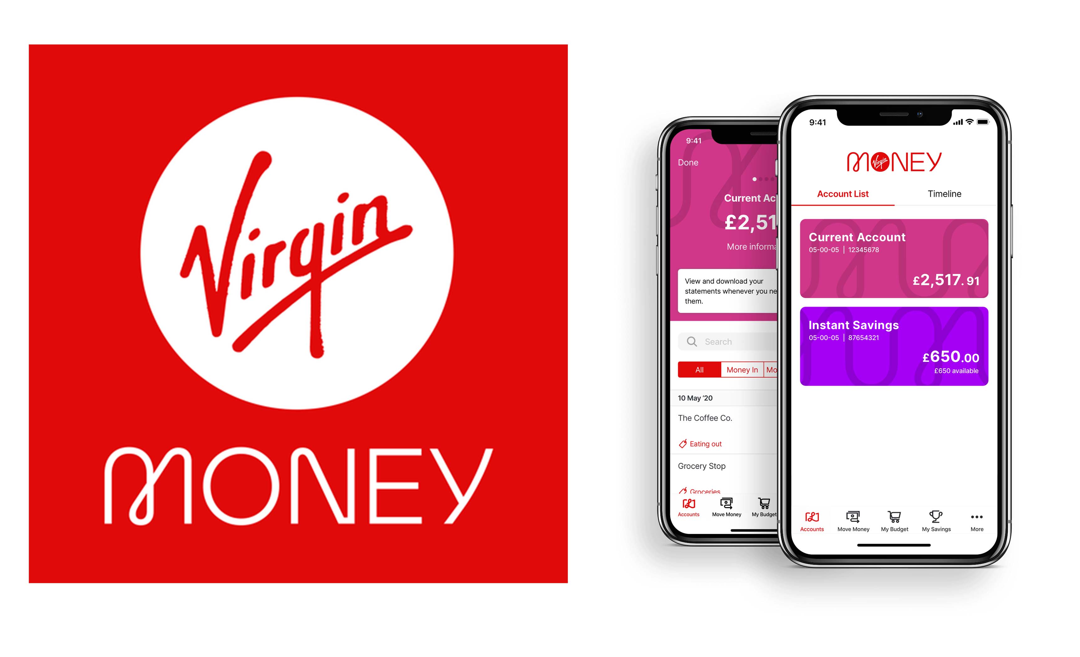 Virgin Money App - Benefits of Banking with Virgin Money