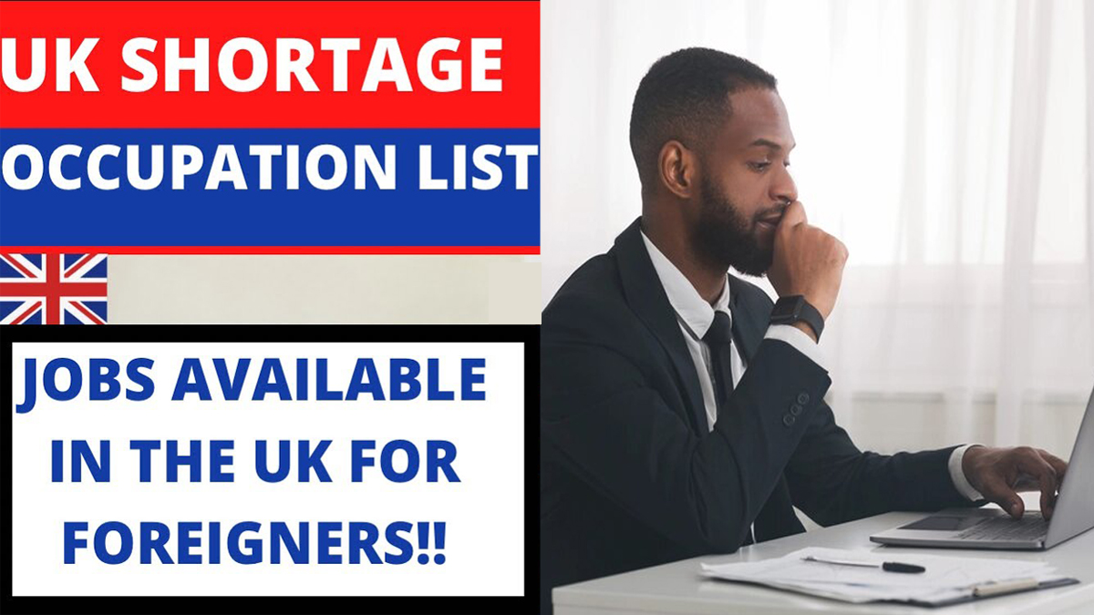 Shortage Occupation List UK - Skilled Worker Visa 