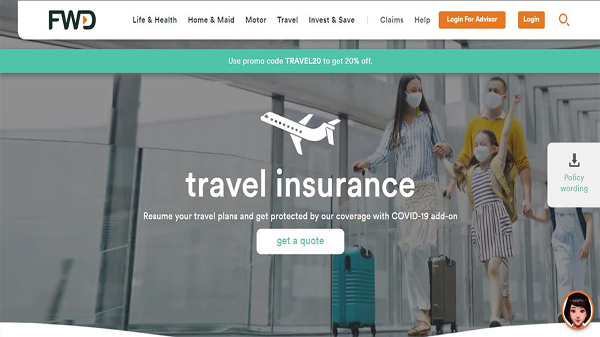FWD Travel Insurance - Get a Travel Insurance Quote