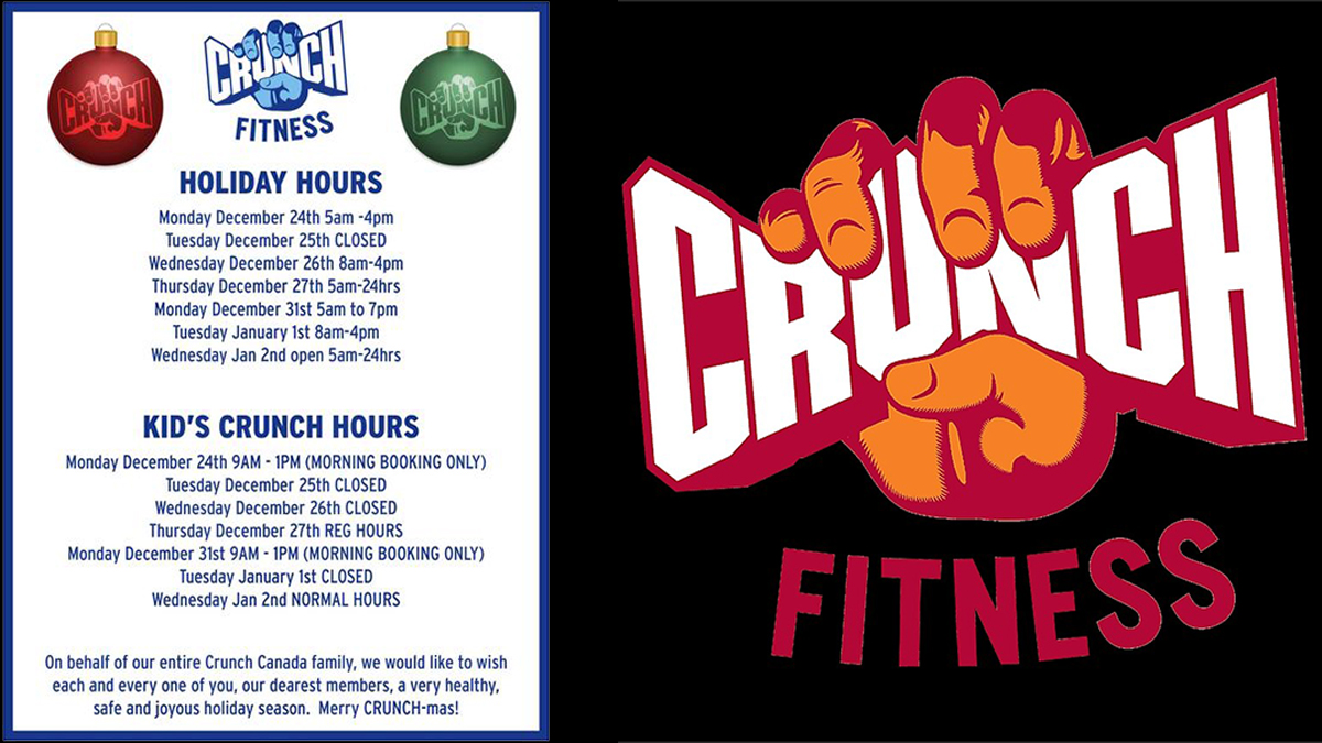 Crunch Fitness Hours - Opening and Closing Time