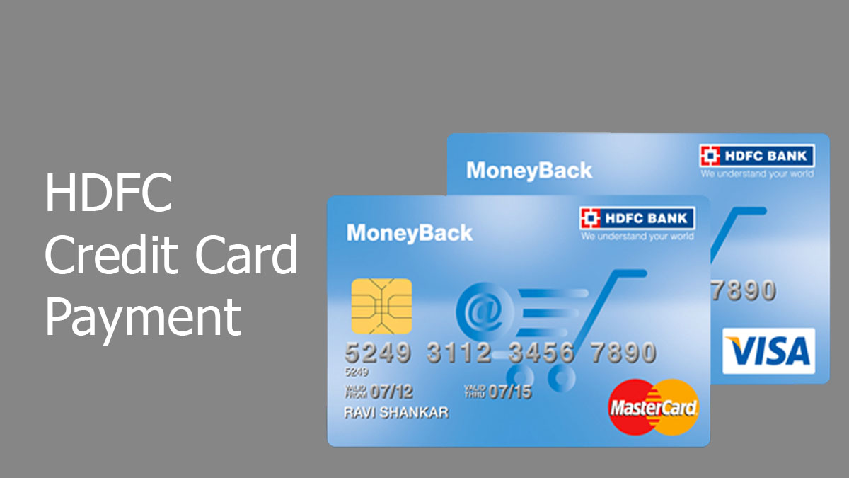 HDFC Credit Card Payment