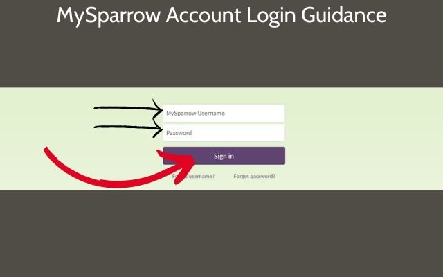How to Access Mysparrow Login Account