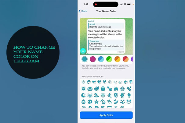 How To Change Your Name Color On Telegram