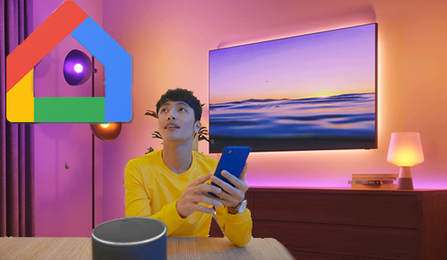 Smart lights Google home