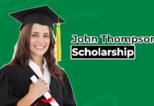 John Thompson Scholarship – Eligibility and Application John Thompson Scholarship - Eligibility and Application